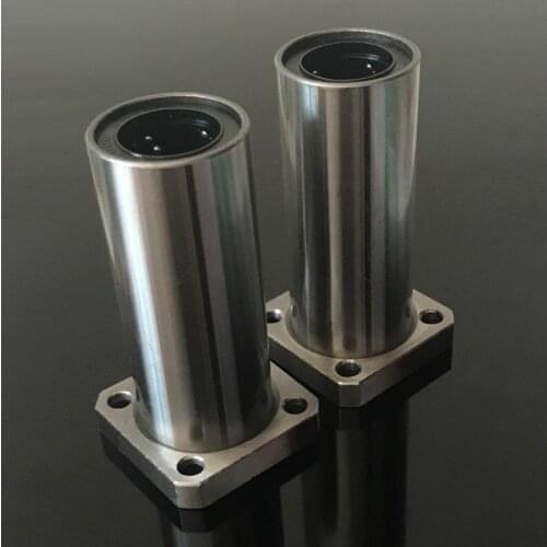LMK6LUU LMK8LUU LMK10LUU LMK12LUU LMK16LUU LMK20LUU LMK25LUU Square Flange Type Linear Motion Bearing 3D Printer Linear Rod Part
