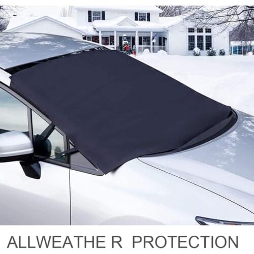 3 Size Magnetic Sunshade Snow Blocked Cover Car Windshield Snow Sun Shade Waterproof Protector Cover Car Front Windscreen Cover