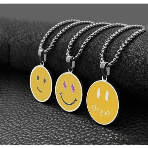Fashion necklace simple sweater chain necklace all-match men and women medal pendant hot sale