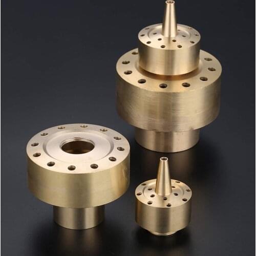 Brass Fountain Nozzle Column Water Fountain Nozzle Sprinkler Spray Head For Garden Pond Bring Beautiful Visual Effects
