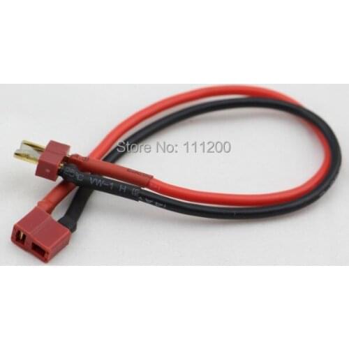 New 20cm Female to Male T-Plug Connector Cable Model aircraft lithium Extension Cord Battery and ESC connection Cable