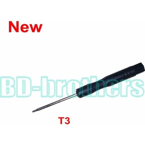 New Stype Black T3 Screwdriver Torx Screw Drivers Open Tool for Hard Disk Circuit Board Phone Opening Repair 1000pcs/lot
