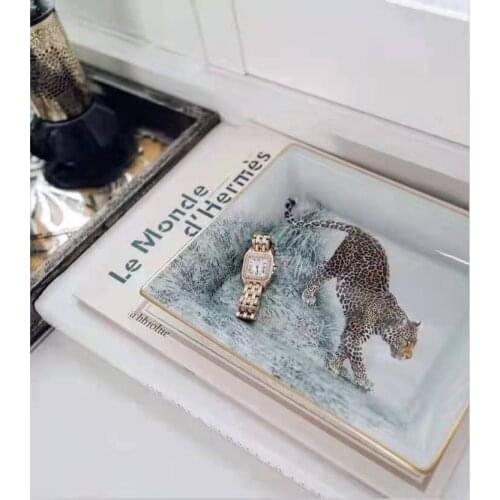 European style Ashtray Jingdezhen bone china Cigar Ashtray Cigarette ashtray Storage tank