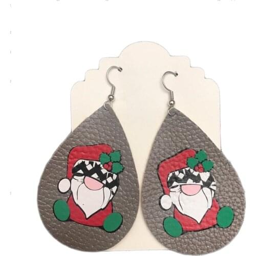 2020 new Santa penguin Faux Leather Poop Holiday Gnomes