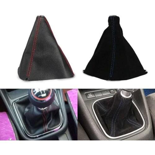 Gear Shifter Shift Collars Stitch Gear Shift Boot Cover Dust Cap Gaiter Universal Car MT/AT