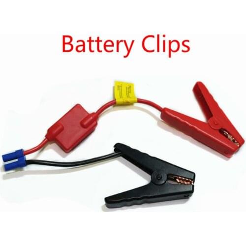 Connector Emergency Jumper Cable Clamp Booster Battery Clips For Universal 12v Car Jump Starter