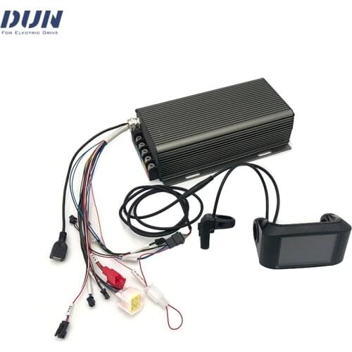Sabvoton 48V 60V 72V 80A 2KW Peak 200A Bldc Ebike Spoke Motor Controller SVMC7280 With Colorful 750C TFT Display Meter