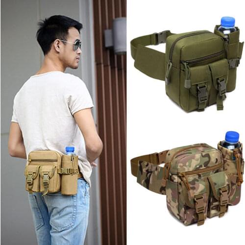 Outdoor Tactical Men Waist Pack Hiking Military Backpacks Nyon Kettle Phone Bag Fishing Army Hunting Climbing Camping Belt Bags