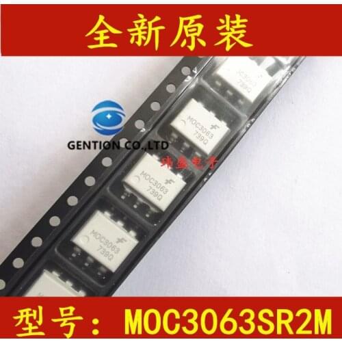 10PCS MOC3063 SOP6 decoupling IC MOC3063 light coupling MOC3063SR2M in stock 100% new and original