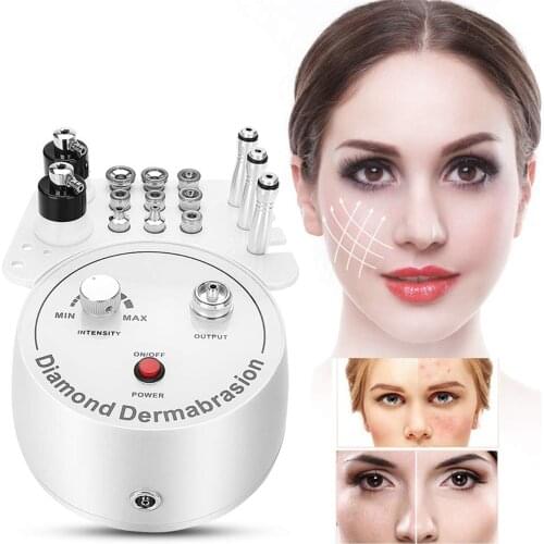 3 in 1 Diamond Microdermabrasion Beauty Machine Vacuum Suction Tool Water Spray Facial Moisten Face Exfoliate Skin Peeling