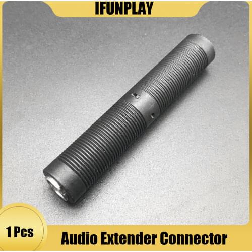 Bass Guitar Audio Cable Extender Connector 1/4" 6.35 Jack Female to 6.35 jack Female Audio Cord Cable Adapter Coupler Converter