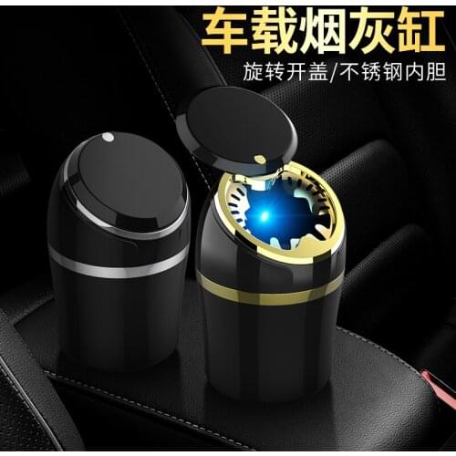 Safe Autos Accesorios Coche Mujer Cinzeiro Portatil Araba Aksesuar Zigaretten Box Accesorio Inrerior Para Carro Ashtray Home