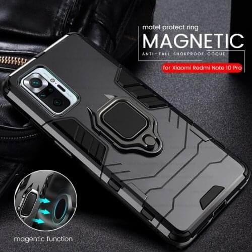 For Redmi Note10 Pro Case Armor Shockproof Coque for Xiaomi Redmy Note 10 Pro 2021 Soft Silicone Bumper Protective Shell Cover