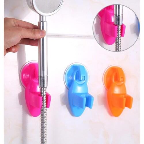 Shower Head Holder Bracket Strong Sucker-in Rain Shower Support Base Adjustable Strong Sucker Bracket Hold Easy Install Durable