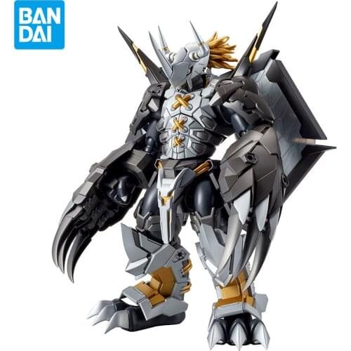 Bandai Digimon Adventure Assembled Model Figure Figure-rise Black War Greymon Anime Characters Birthday Gift Childrens Toys