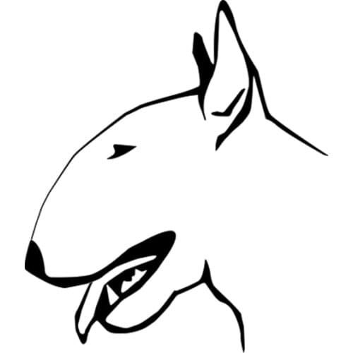 LLY-0541 I Love My Bull Terrier Car Stickers PVC cars motorcycle Sunscreen waterproof Creativity Exquisite auto decals decor