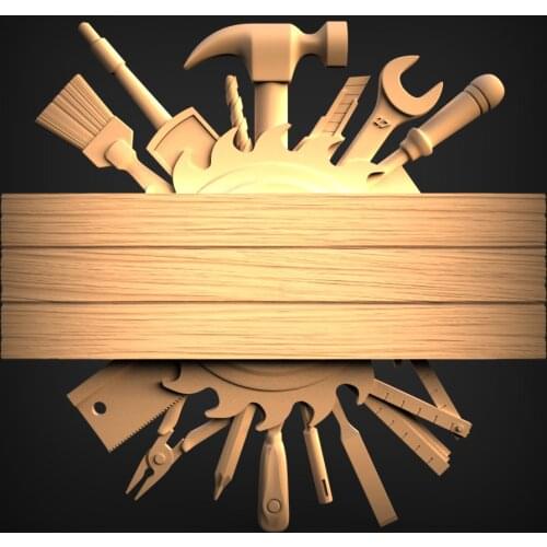 STL Model for CNC Router 3D Printer Artcam Aspire Bas Relief _Repair tools