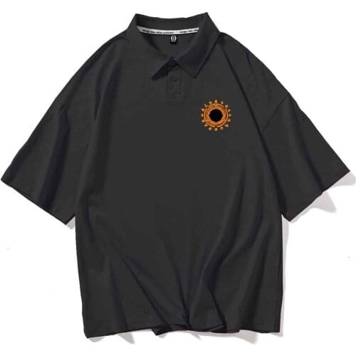 T Shirt for Man Polo Korean Fashion Summer Polo Shirt Short Sleeve High Quantity Casual Men Tops Loose Top Male New Arrival