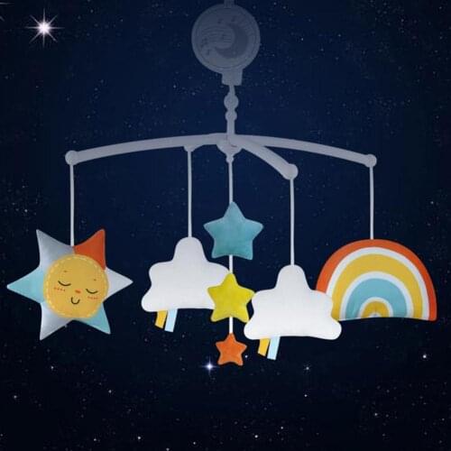 Musical Baby Crib Mobile Bed Wind Chime 360 Rotating Wind Up Rattle