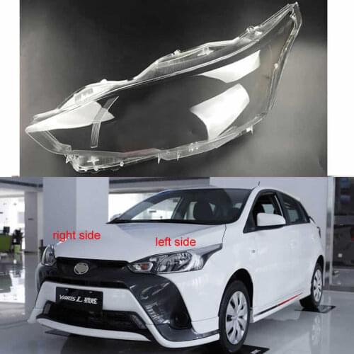 For Toyota Yaris 2016 2017 2018 2019 Headlamps Cove Lamp Shade Lamp Headlight Mask Headlights Shell Lampshade Cover Lens