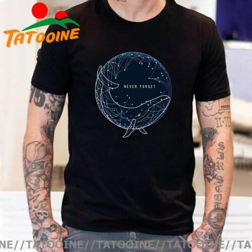 Tatooine 2020 New Fashion Pattern T Shirt Geometric Magic Floating Whale T-Shirt Harajuku Hip Hop Tshirt Anime Shirt Men Clothes