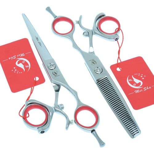 5.5" 6.0" 360 Degree Rotation Pet Scissors Japan Steel Dog Grooming Shears Cat Hair Cutting Thinning Scissor Pet Products A0118A