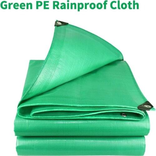 PE Tarpaulin Rainproof Cloth Outdoor Awning Boat Truck Rainproof Cover Cloth Garden Greenhouse Plants Sun Shade Pet House Cover