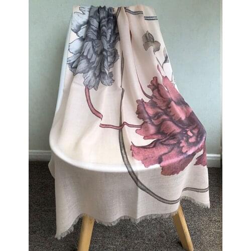 Real Cashmere Shawl Scarf Women Wrap Long Pashmina Thin r Spring Autumn ladies sunshade comfortable windshield shawl