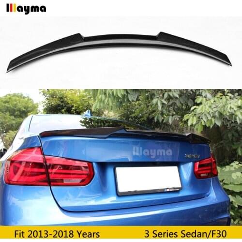 M4 style Carbon Fiber rear trunk spoiler For BMW 3 Series F30 318i 320i 325i 335i F80 M3 2013 - 2018 years Car spoiler Wing