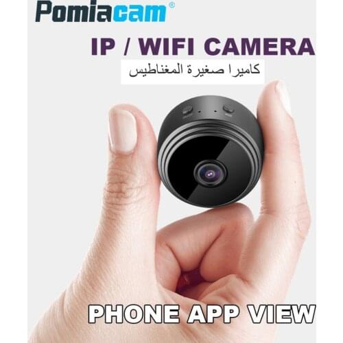 A9 Super Mini Portable Magnetic Security WIFi Camera 1080P for Bicycle Cycling Yoga ( One hour battery video recording )