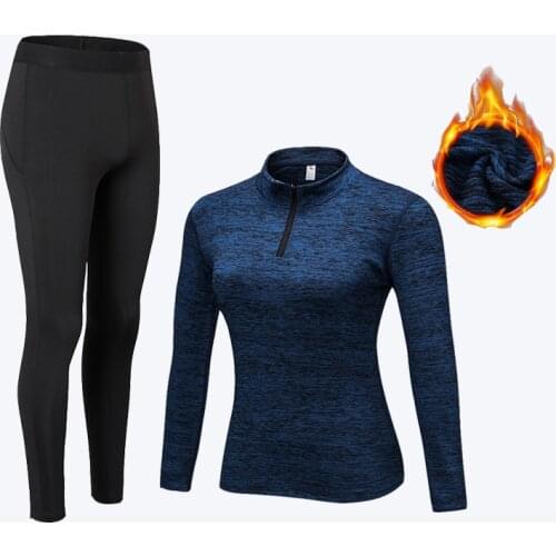 Warm Thermal Underwear Sexy Womens Long Johns Sets Quick Dry Winter Ladies Intimates Thermo Underwear Solid Pajamas Clothes
