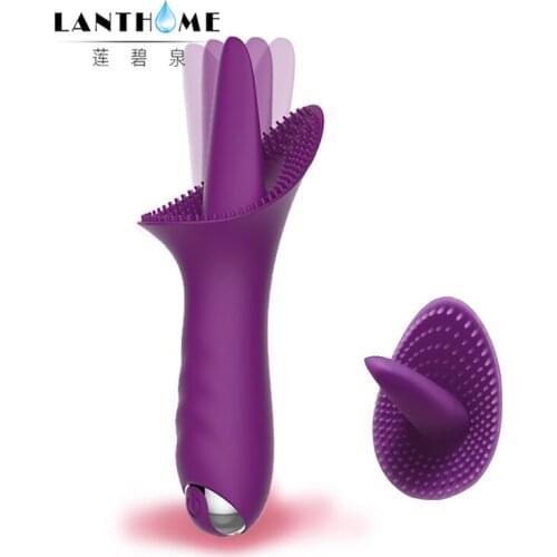 10speed Vibration Female Vagina Masturbation Massager Clitoris Stimulate G-point Simulate Oral Sex Blowjob Machine Female Toys