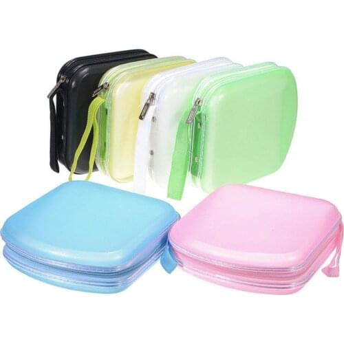 1PCS 7 Colors 40 Disc DVD VCD DJ Card Protect Carry Storage Album Bag Water Resistant Bag Wallet Case Organizer Portable CD Bag