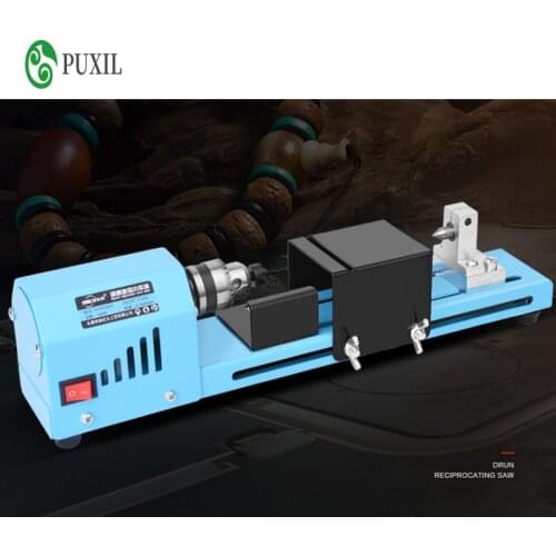 150W / DIY Woodworking Buddha Pearl Lathe Machinery Electric Woodworking Mini Lathe / Grinding Polishing Machine
