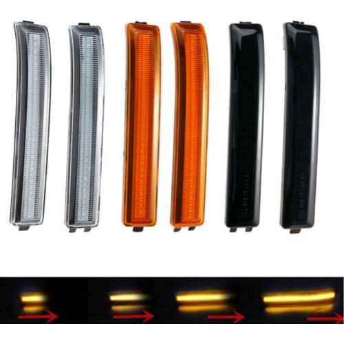 2Pcs Flowing 12V Car Side Mirror Lights Reflector Turn Signal Indicator Lamps LED For Ford F150 2009-2014 Raptor 2010-2014