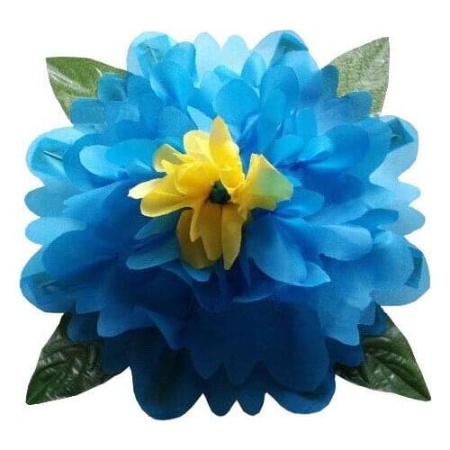60cm Empty Hand Appearing Flower(Yellow/Red/Blue/Pink Color available)Magic Tricks Close Up Magic Peony Production Magie Magican