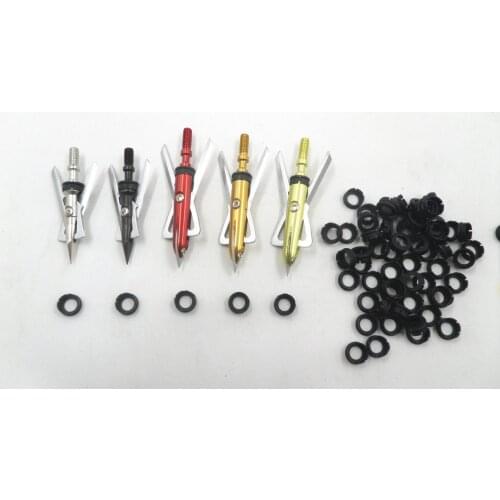 60 High Performance Accessary Replacement O-rings Shock Collars Specifically fit for rage third and fourth Broadheads