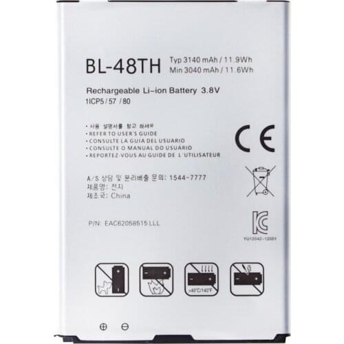 Phone Battery BL-48TH For LG Optimus E977 E940 E980 E985 E986 E988 F240 F240K F240S BL48TH BL 48TH Replacement Batteries