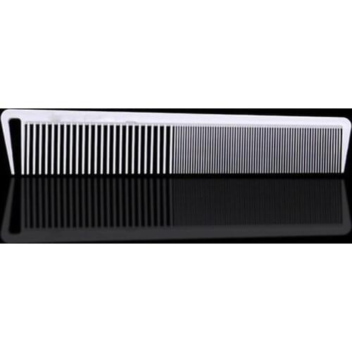 1pc White Antistatic Salon Heat-Resistant Taper Cutting Comb for Hairdressing Hair Styling Tool Styling Accessory Barber Tools