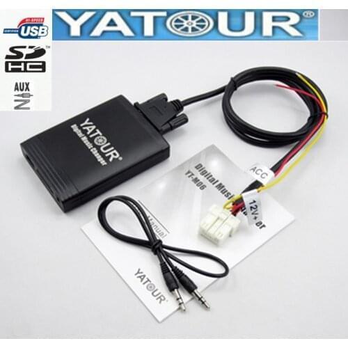 Yatour car Audio For Nissan Xtrail Almera Qashqai Teana Primera Radio Digital Music Changer USB SD AUX Mp3 Player
