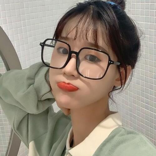 Big Eyeglasses Square Spectical Frame Clear Fashion Glasses Plastic Womens Eyewear Frames oculos de grau Transparent Glasses