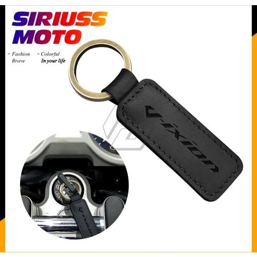 Motorcycle Cowhide Keychain Key Ring Case for Yamaha V-IXION 150 155 R