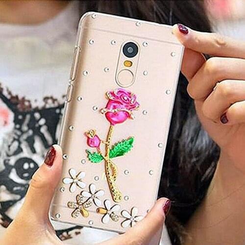 MI 5S PLUS Pocophone F1 Redmi 4 5 4X Note 4X 5A 6 PRO Bling bling Rhinestone Case for Xiaomi MI 8 6 6X 5X A1 A2 Cover Cases