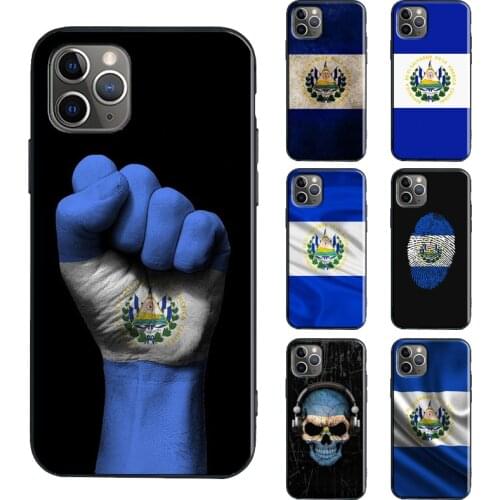 El Salvador Flag Case For iPhone 11 Pro Max SE 2020 6S 8 7 Plus X XR XS Max 12 Pro Max mini Phone Cover