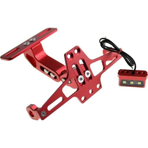 CNC Aluminum Motorcycle License Registration Plate Holder cover For Honda Cb190R Crf250L Gsxr 600 K5 Z650 Z125 Cbr125R Honda