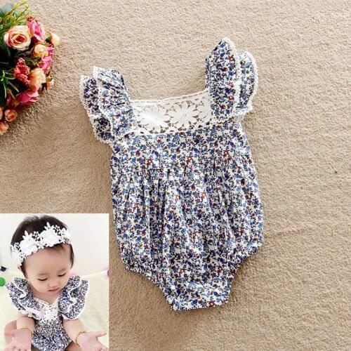 Infant Baby Girl Clothes Floral Bodysuit Outfit Body bebe Ropa de Bebe Bodysuits New Jumpsuit Clothing Newborn-Baby-Clothes Hot