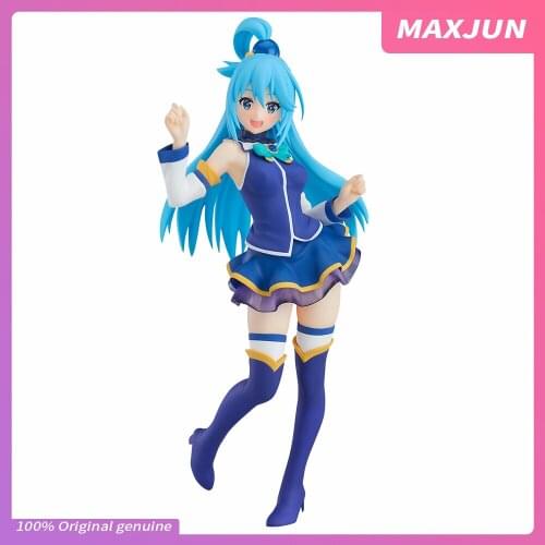 MAXJUN Original MF Anime Figure Konosuba Goddess Aqua 18.5cm PVC Action Figure Model Toys Kono Subarashii Sekai Ni Shukufuku O