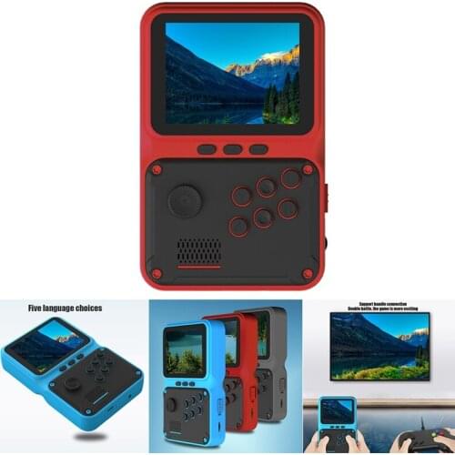 JP09 Handheld Game Console 500-In-1 Retro Mini Game Console, Built-in Battery 300Mah, Supports Five Languages TV Input