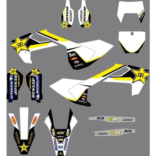 3M 1013 Motorcycle Graphic Stickers for Husqvarna FE TE TX 2017 2018 2019