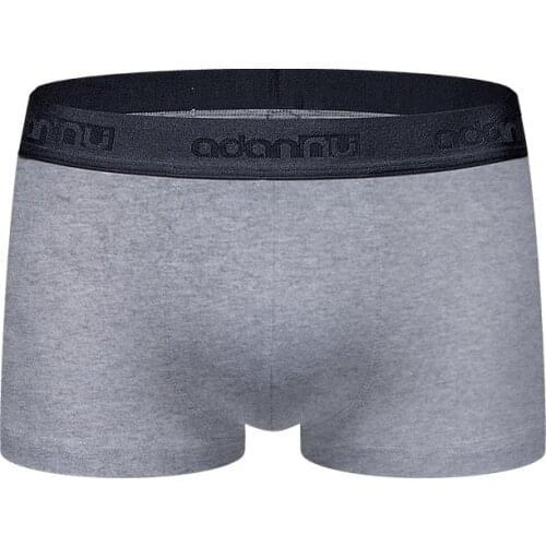 Male Panties Cotton Mens Underwear Boxers Breathable Man Boxer Solid Underpants Comfortable Brand Shorts Men Underwear